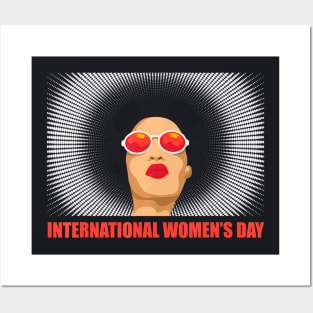 International Womens Day March 8 Posters and Art